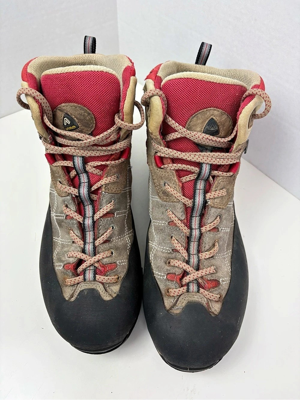 Asolo Fugitive GTX Women's Waterproof Red & Brown Hiking Boots